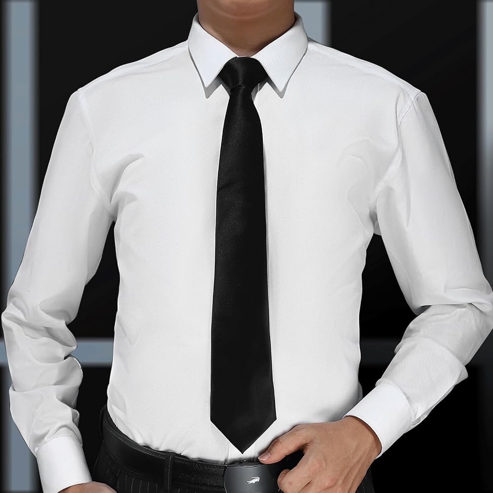 Kooelle Men’s Classic Black Tie